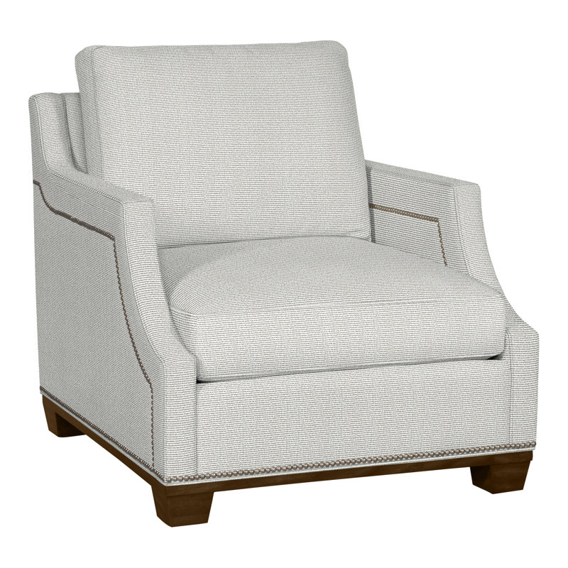 Fauteuil Abingdon de 32 po Michael Weiss, Oui, Coton Callaloo, La Havane