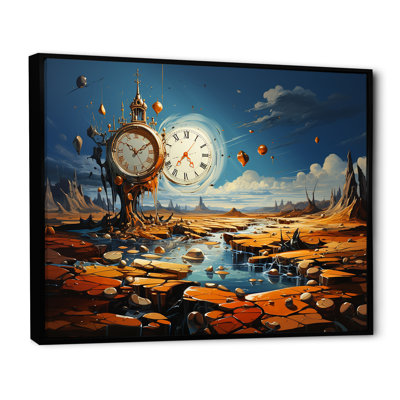 «The Persistance Of Dali», art mural surréalisme