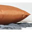 Housse de coussin carré en soie synthétique 18 pi x 18 po Aiking Home, fermeture à glissière, orange (ensemble de 2)-127322740