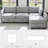 4-Seat Modular Sectional Sofa and Hidden Storage, Convertible Sofa Couch with Soft Cushions-623822405-623822407