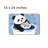 Panda Duck Bath Time Bath Mat, 16 X 24