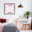 «Love You Most» dans un cadre flottant à ruban, design par Lucille Price-1019963904-1019963907