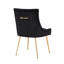 Chaise rembourrée en velours-66940452
