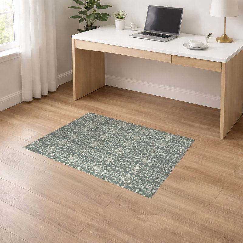 Tapis de bureau léger Aubry, H 0,1 po x l 36 po x P 24 po, Sauge
