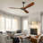 52" 3-Blade Solid Walnut Ceiling Fan Without Light– Remote, DC Motor, Indoor/Outdoor/Patio (Coastal/Farmhouse)-1145573892-1143960326