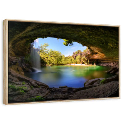 Hamilton Pool And Waterfall