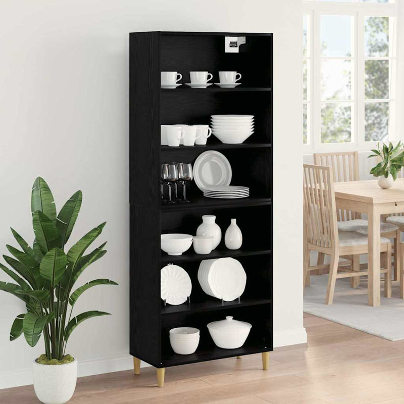 69.5cm Sideboard, Black Oak