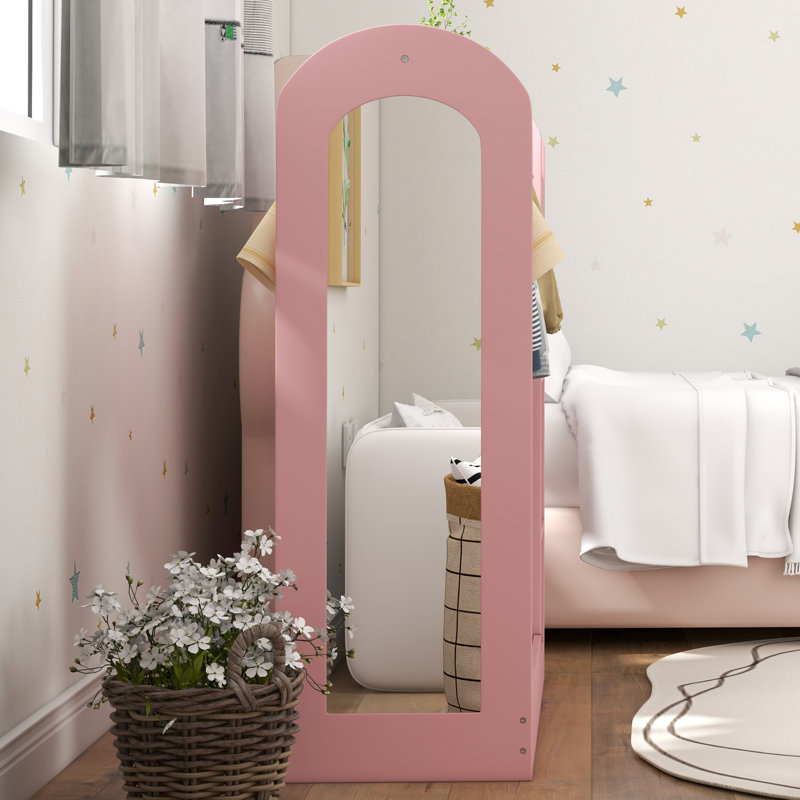 Annysa Kids Clothes Hanger Wardrobe, Pink 