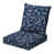 Blue Polyester/Polyester Blend