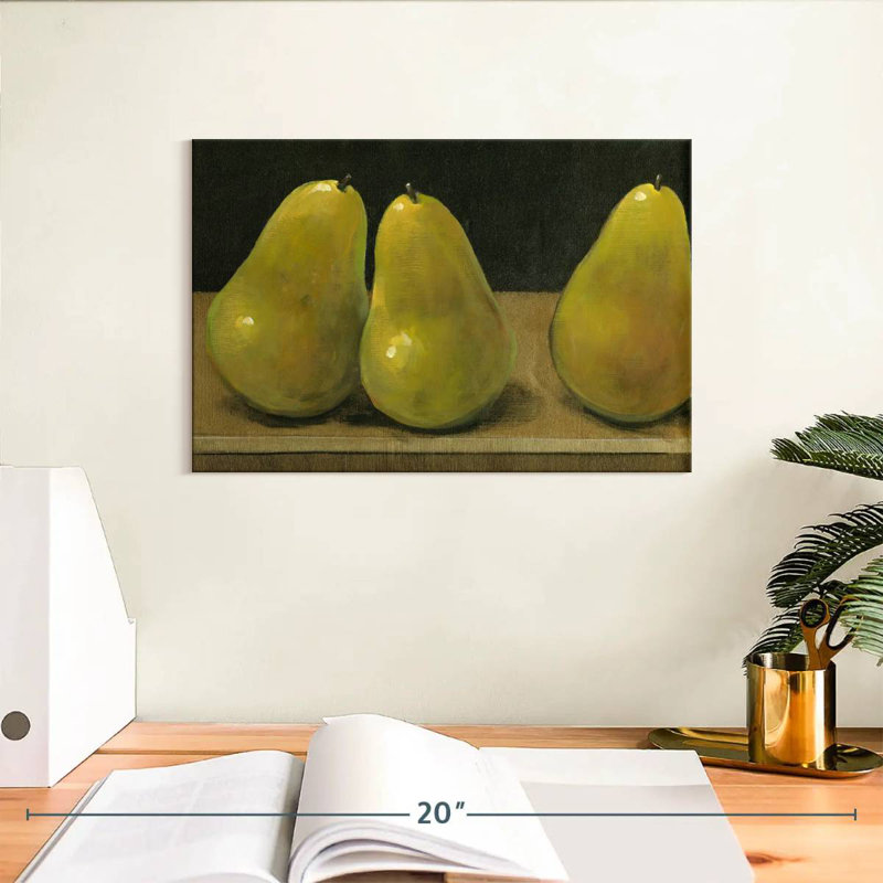 Yarlin Pear Study, 8" H x 12" W