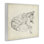 Dessin de chien antique, estampe numérique, conception par Ethan Harper