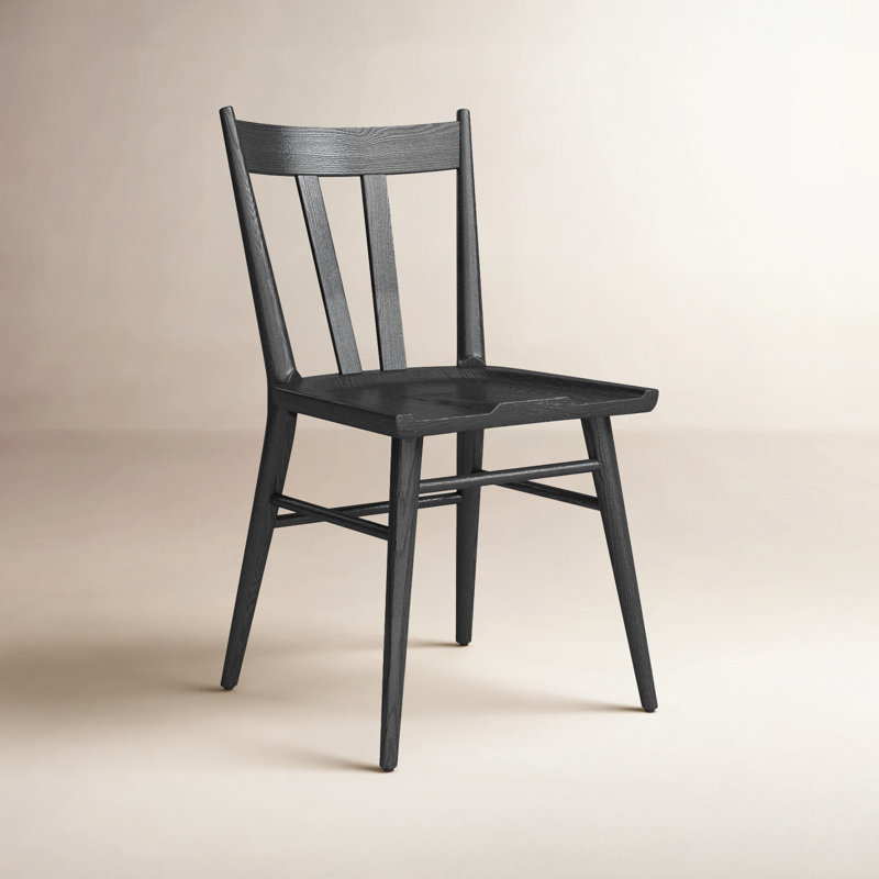 Gregory Dining Chair, Black Oak
