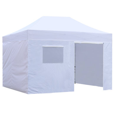 Amber-Lee 96'' W x 180'' D Steel Pop-Up Canopy