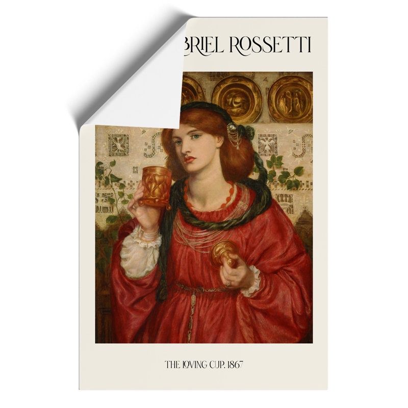The Loving Cup by Dante Gabriel Rossetti - No Frame Print, 59cm H x 42cm W x 0.1cm D