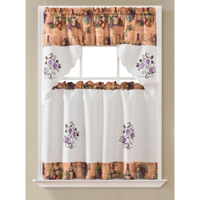 Apolo Swag Kitchen Curtain