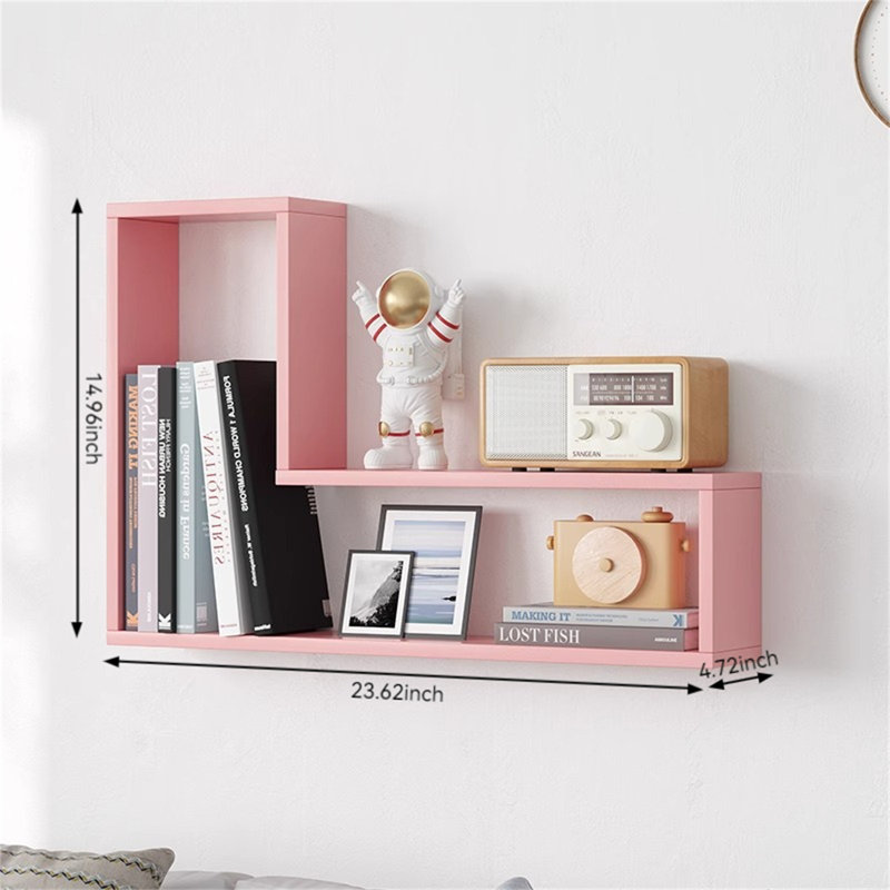 Tablette flottante Afton, Rose