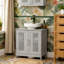 Organisateur de rangement de salle de bain, armoire de salle de bain, meuble de rangement sous piédestal-1366835866