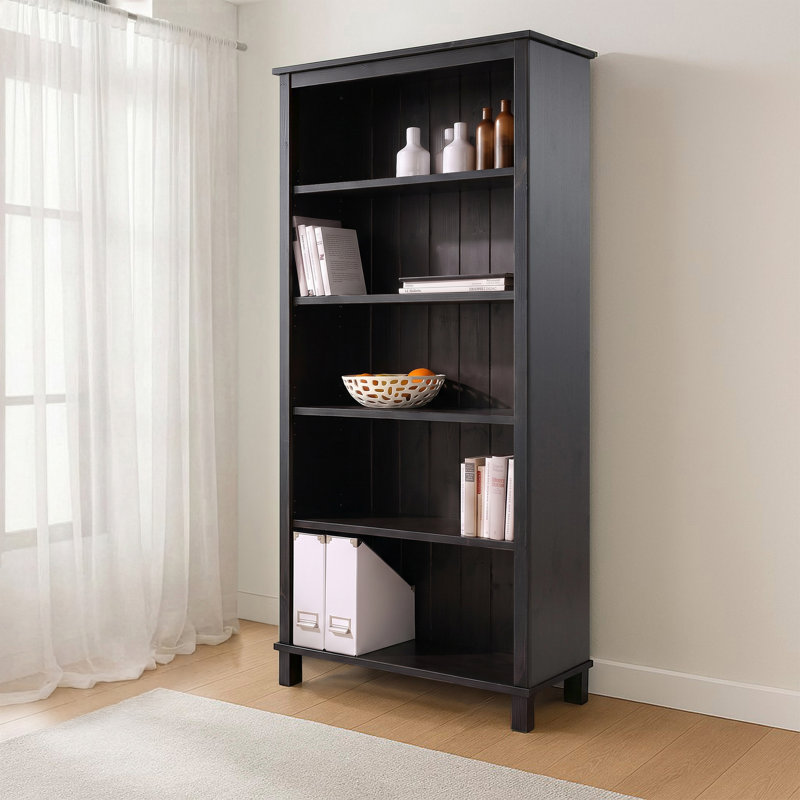 Abhijeet 171 cm H x 77 cm W Standard Bookcase, Havana