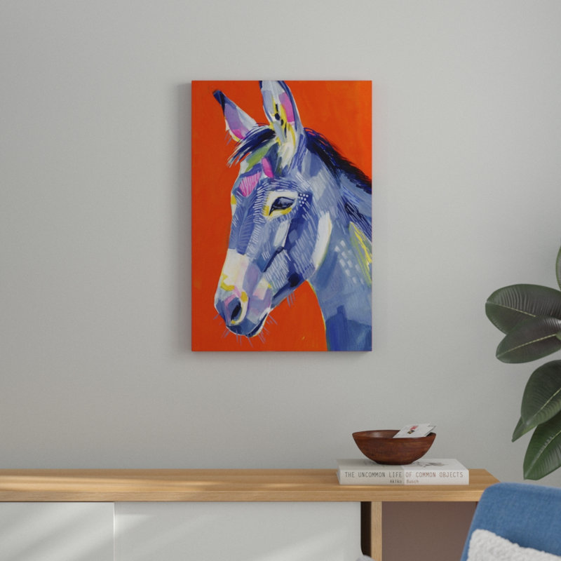 Animal Party I - Painting Print, 76cm H x 51cm W, Wrapped Canvas