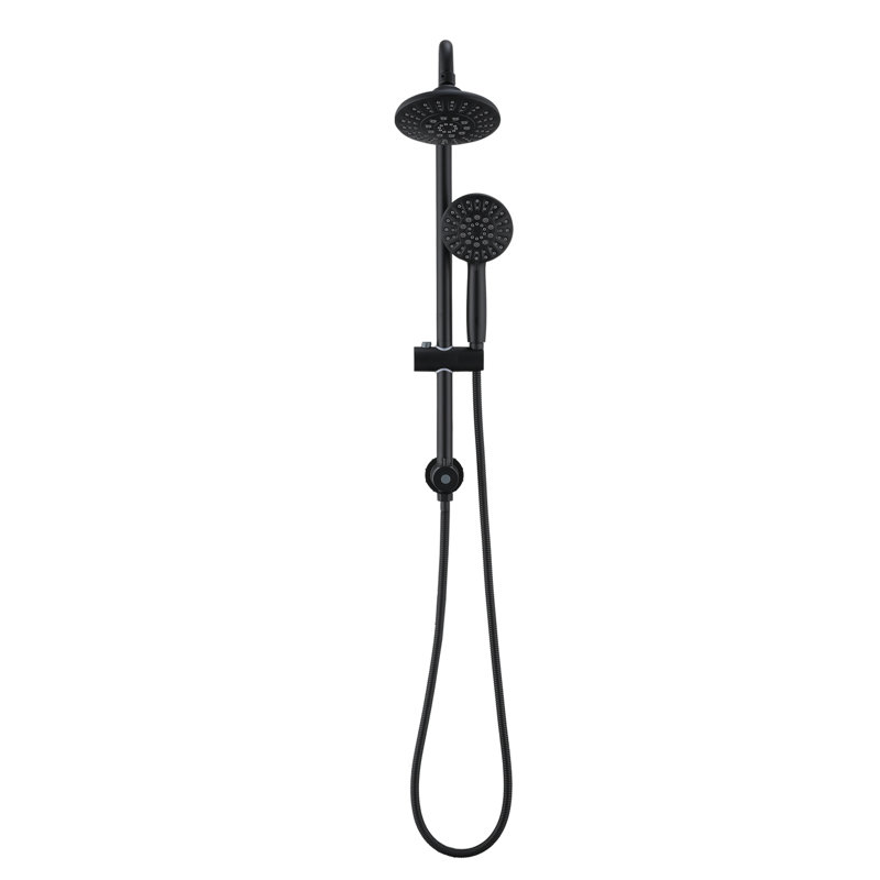 Rain Dual Shower Head, Black