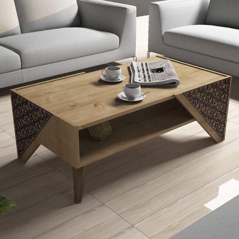 Nell 4 Legs Coffee Table with Storage