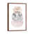 Classic Brown Wood Framed