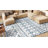 Triplett Fringe Shag Performance Geometric Rug-2057437745