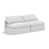 White Linen Textured Fabric