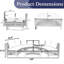 Ensemble de canapé modulaire d'extérieur courbé en osier brun 5 pièces 5 pièces-1760997229