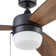 44" Barcadero 3 - Blade LED Propeller Ceiling Fan with Pull Chain and Light Kit Included