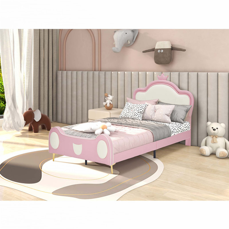 PU Upholstered Platform Bed
