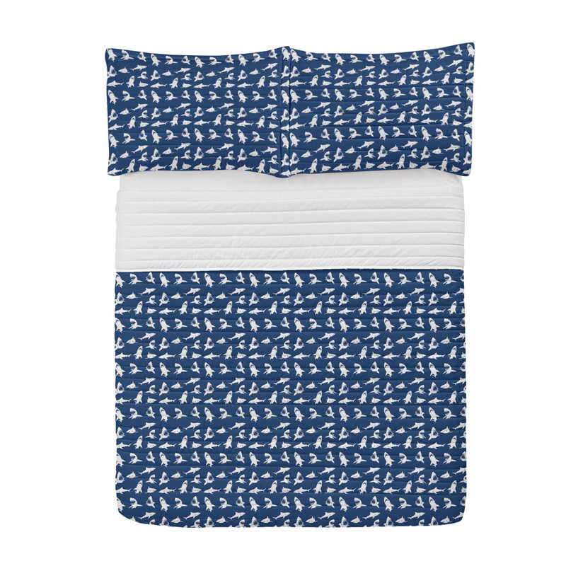 Ensemble de couvre-lit réversible en microfibre, Couvre-lit simple + 1 taie décorative