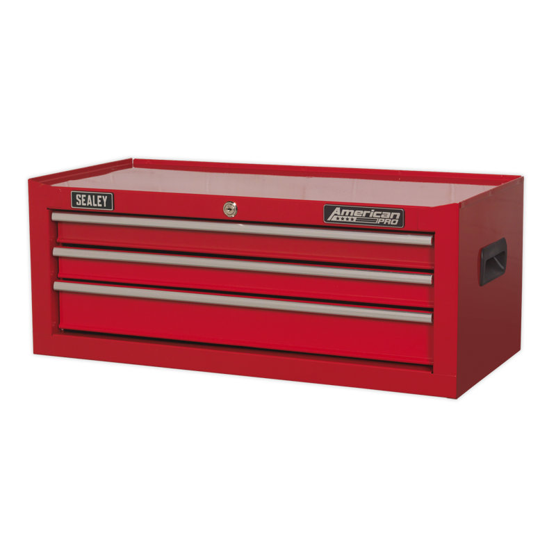 Metal Single Storage Cabinet ( 25.5cm H x 67cm W x 31.5cm D), Red