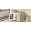 Buffet avec rangement, console de cuisine avec 5 tiroirs, 2 armoires, tablettes réglables, buffet pour la salle à manger, le salon, le vestibule-507148157