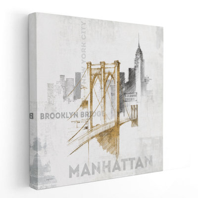 Brooklyn Bridge - Canvas Print Wall Art