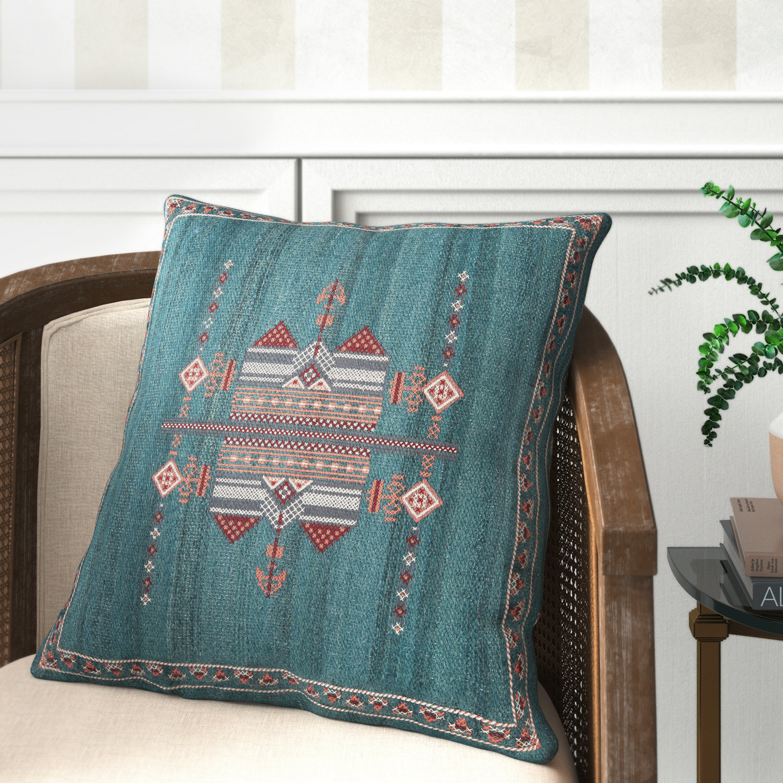 24" x 24" Throw Pillow, Polyester/Polyfill