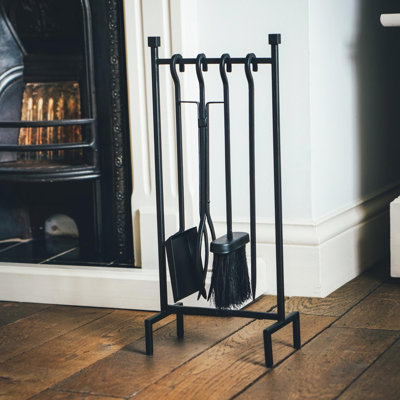 Iron Fireplace Tool Set