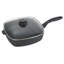 Swiss Diamond Square Saute Pan with Lid-1656984675