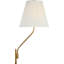 Knox 26" Single Sconce with Silk Pleated Shade-1632382045