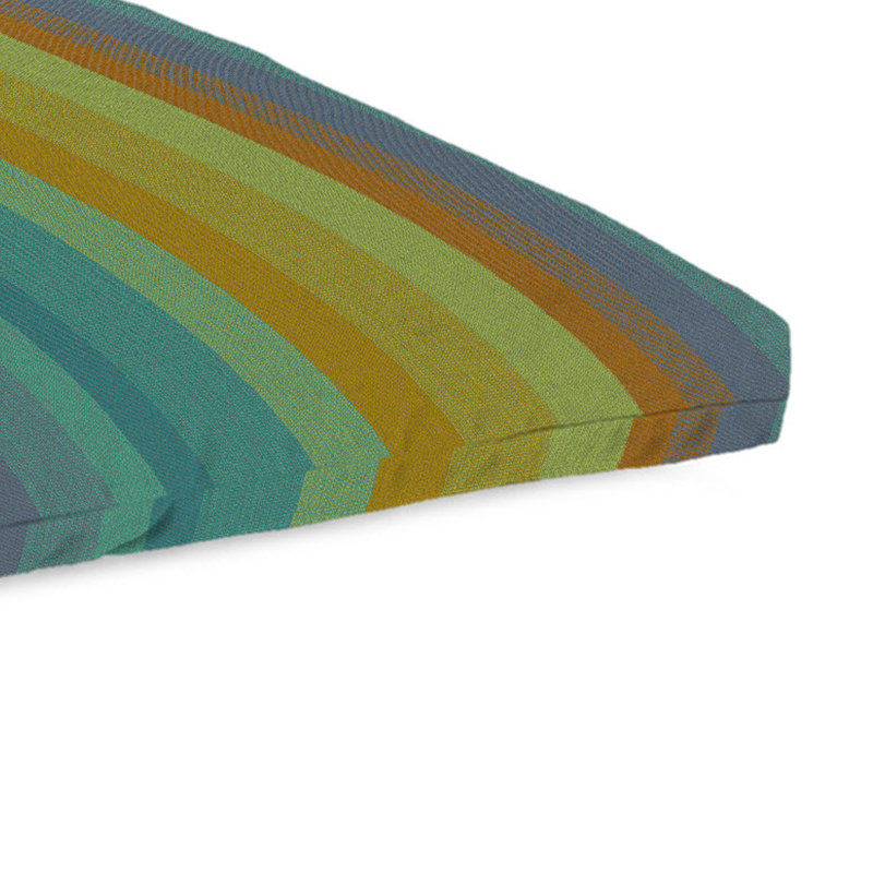 48" x 18" Outdoor Bench Cushion with Ties, Astoria Lagoon