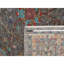 8'11" x 12'1" Brunette Brown Scrolls Leaf Design Hand Knotted Silk and Wool Rug