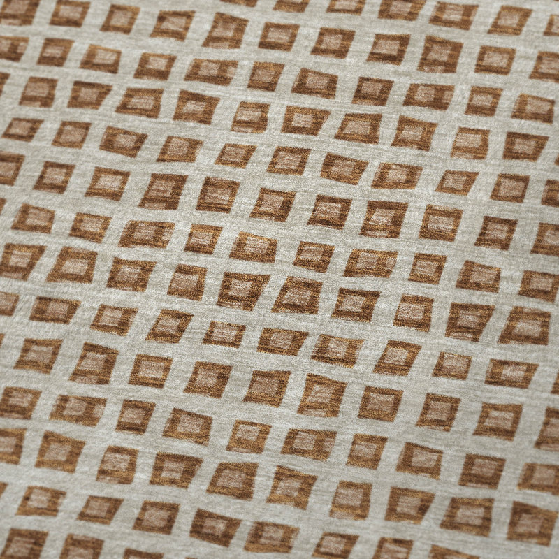 Jeté géométrique Addison Sherpa ASB727, Paprika