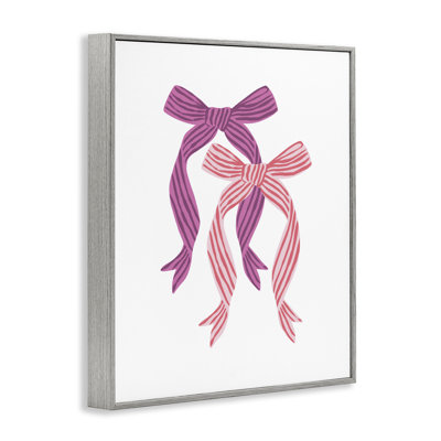 Estampe numérique magenta et rouge à double arc, design par Krissy Mast