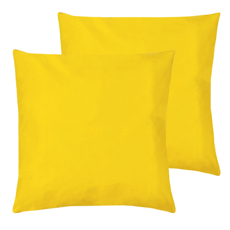 Indoor / Outdoor Square Cushion, Yellow