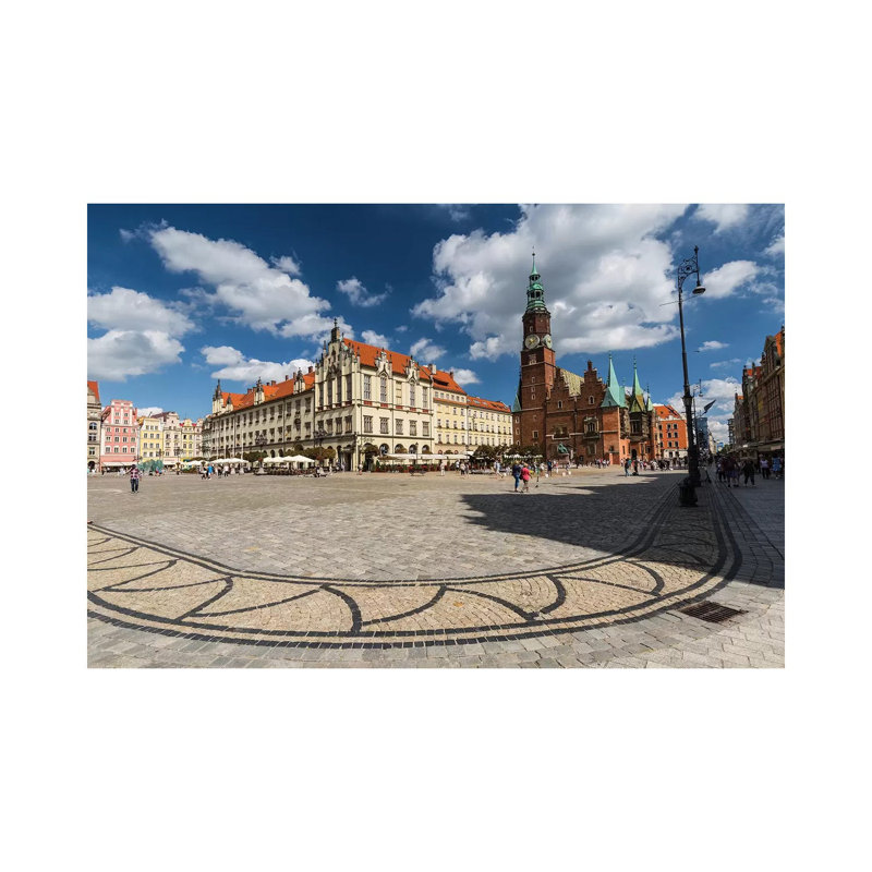 Poland, Wroclaw, Main Square III 1 Piece Wrapped Canvas Wall Art, 20.32 cm H x 30.48 cm W