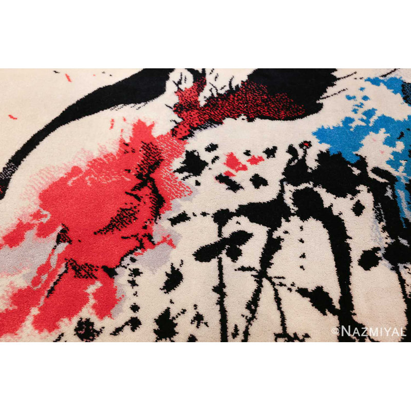 Tapis rétro rétro vintage scandinave Ege Art par Robert Jacobsen
