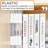 6 Pcs Clear A4 File Portable Project Case, Plastic Storage Box For 8.5" X 11" Letter Paper, Scrapbook Paper Storage Boxes Documents Magazines Holder With Buckle