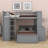 Joal Full Bunk Bed with Build-In Desk with Built-In Ladder-616676142