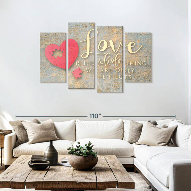Love Puzzle Typography
