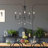 Modern 5-Light Candle Style Empire Chandelier With Crystal Accents